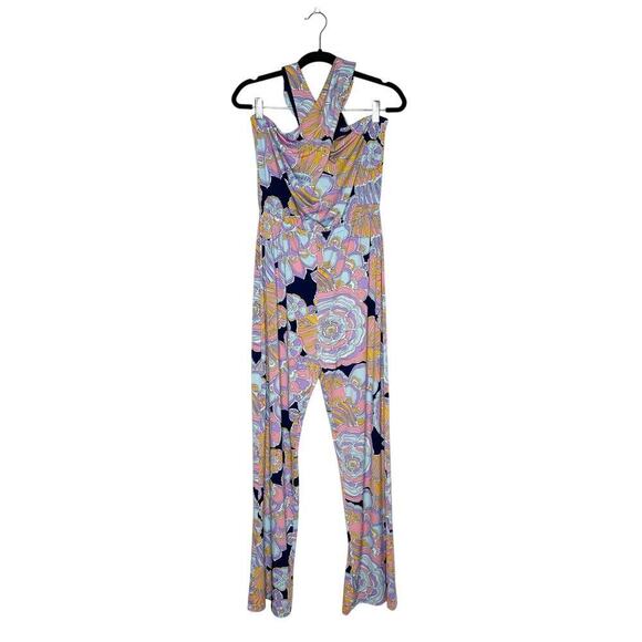 Trina Turk Antilla Halter Jumpsuit Women's Size Small - Picture 2 of 5